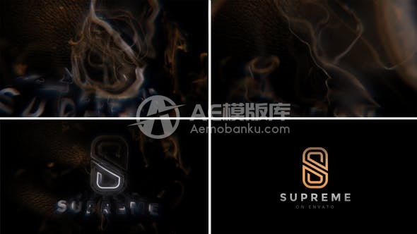 29368优雅烟雾商标－AE模版