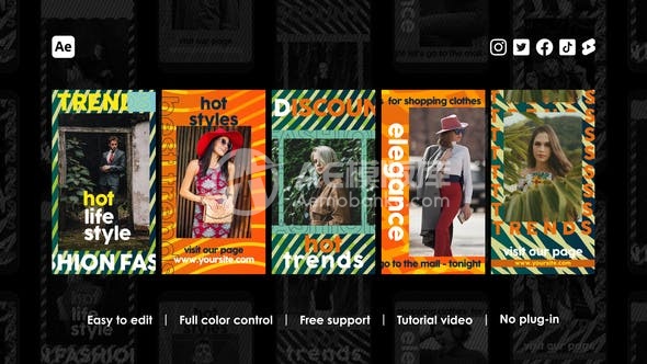 29376购物Instagram Reels AE模版