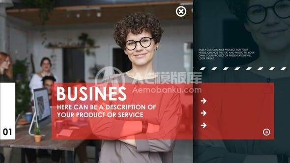 29382创业推广幻灯片秀 AE模版