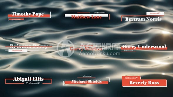 29391停止动画下三分之一标题