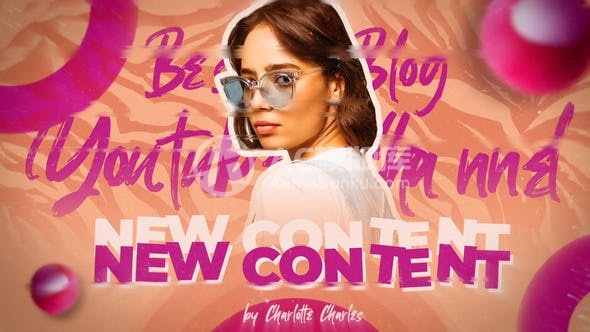 29400社交媒体博客介绍AE模板