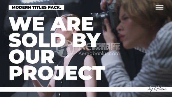 29401现代标题 – AE模版