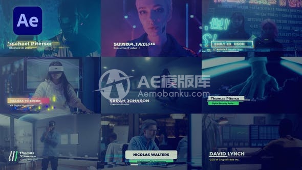 29419故障下三分之一界面 AE模板