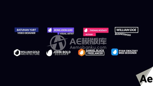 29430标题栏AE模版