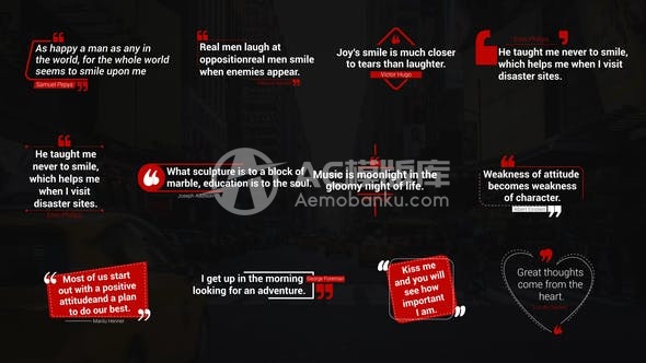 29433简约引言标题设计 AE模版