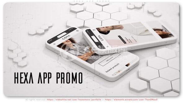 29434Hexa应用宣传 AE模版
