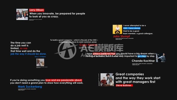 29442企业报价标题 AE模版