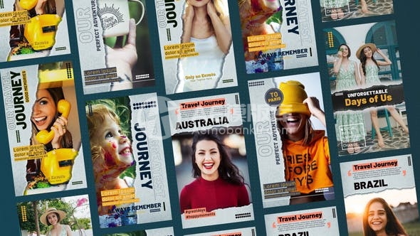 29455颓废生活故事 – AE模版