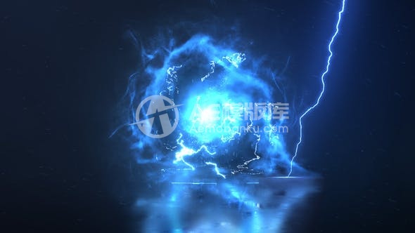 29458闪电门户徽标揭示 AE模版