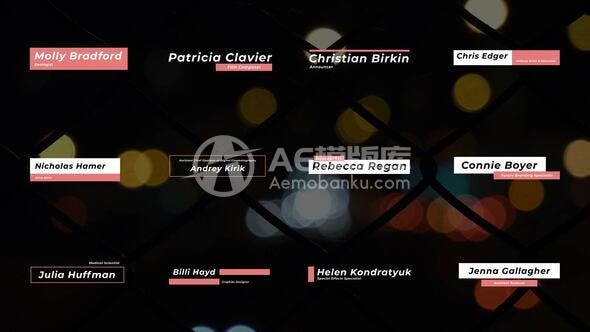 29460极简恋人三分之一 1.0 | Adobe After Effects AE模版