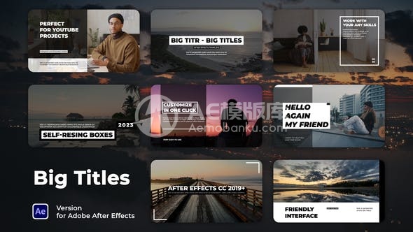 29487巨大标题 AE模版