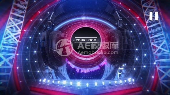 29507音乐标志片头AE模版