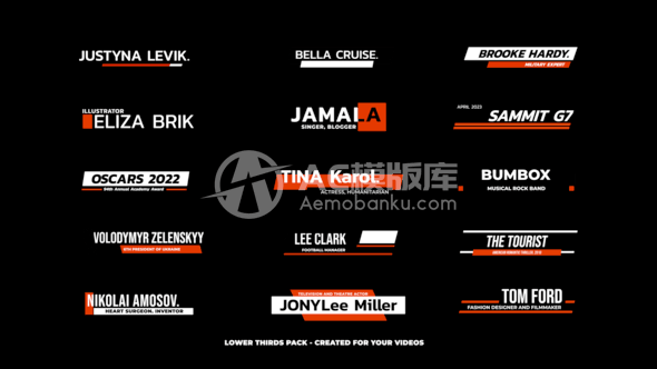 29520字幕包 | Adobe After Effects AE模版