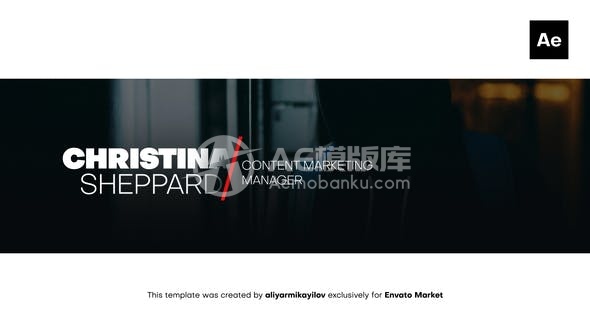 29521简约字幕设计AE模版