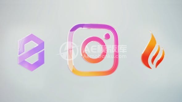 29531简约商务标志设计AE模版