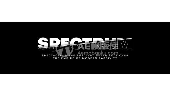 29535动态标题AE模版