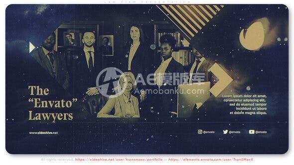 29551律所企业演示 AE模版