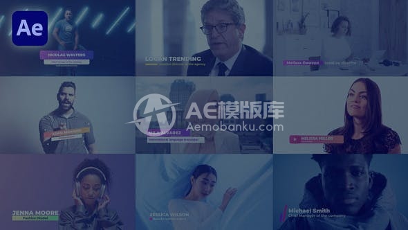 29552标题切换AE模版