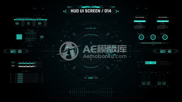 29567HUD屏幕界面3D效果模板