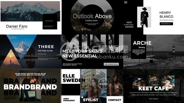 29582排版幻灯片 | Adobe After Effects模版