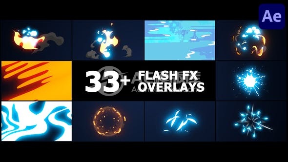 29594闪电特效叠加包 | Adobe After Effects AE模板