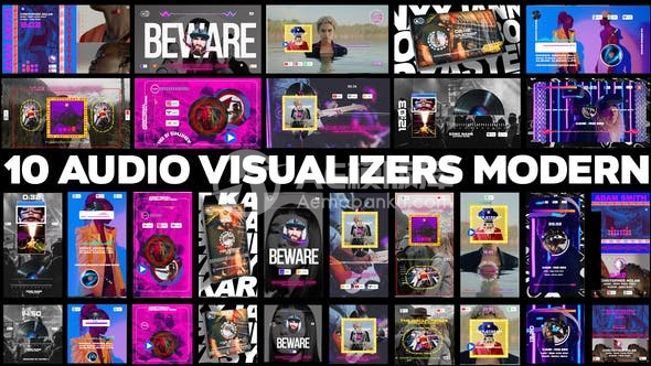 29600播客套装AE模版