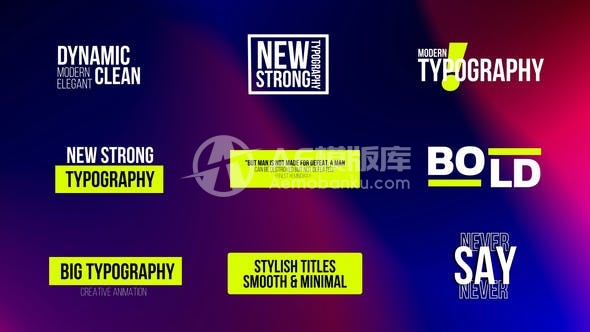 29604标题 4.0 | AE模版