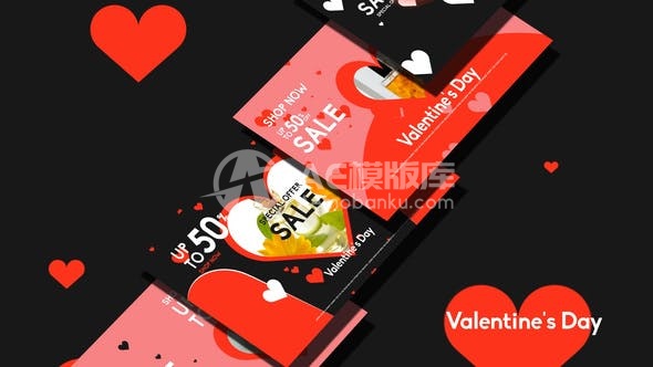 29647情人节促销 AE模版