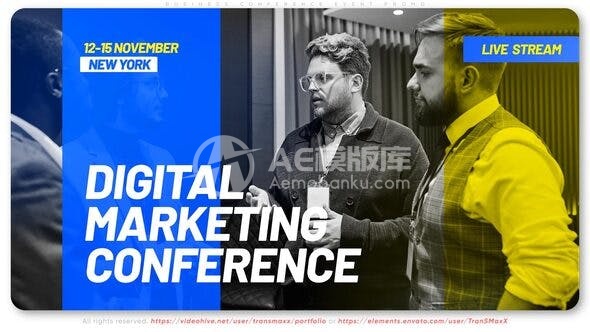 29656商务会议活动宣传 AE模版