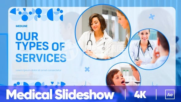 29662医疗保健幻灯片展示 AE模版