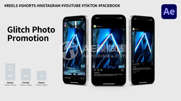 29670故障相片宣传片 | 影片 / 短片 / Tik Tok AE模版