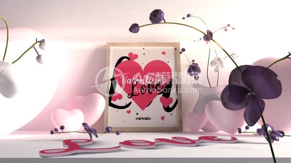 29674情人节AE模版