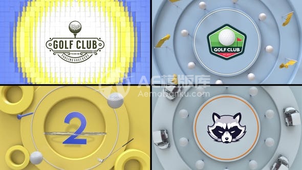 29685高尔夫倒计时2 AE模版
