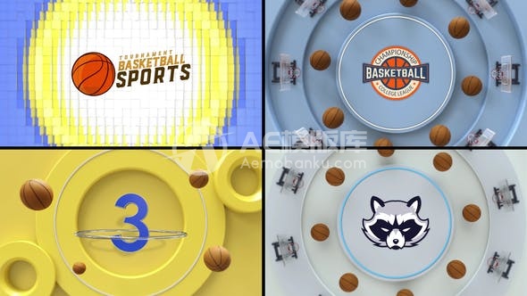 29686篮球倒计时 4 AE模版