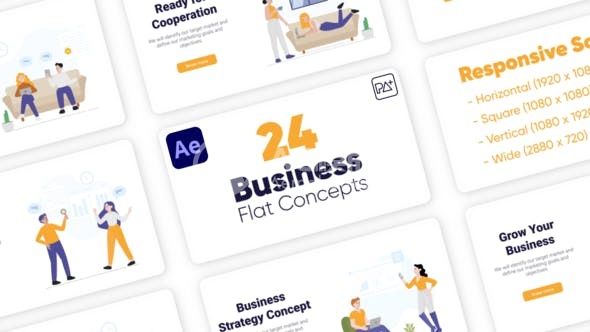 29690After Effects专业平面概念制作模板: 商业企业篇