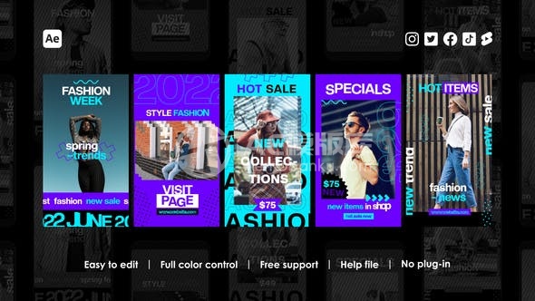 29710巨额折扣的Instagram动态 AE模版