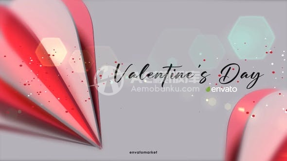 29715情人节标志AE模版