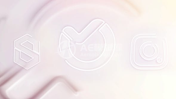 29731简约优雅的标志揭示 AE模版