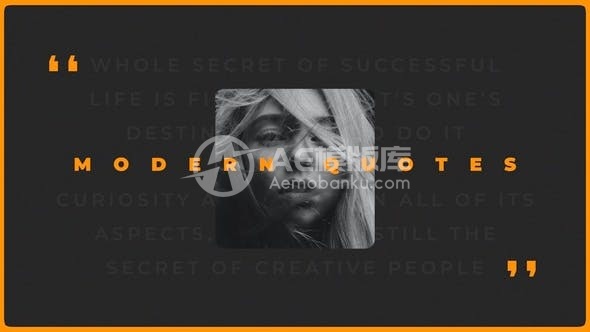 29759现代名言 AE模版