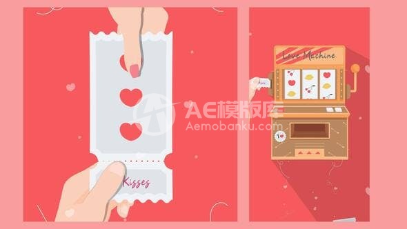 29760快乐情人节AE模版