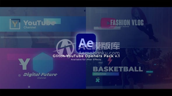 29763YouTube开场片头AE模版