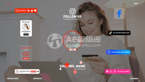 29774现代社交媒体 — AE模版