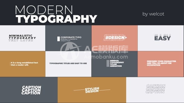 29786排版标题1.0 | Adobe After Effects AE模版