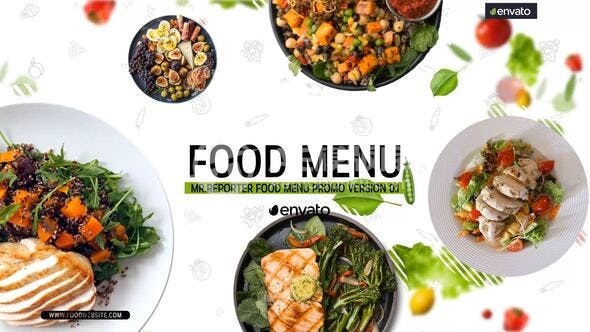 29797美食推广 V4 AE模版