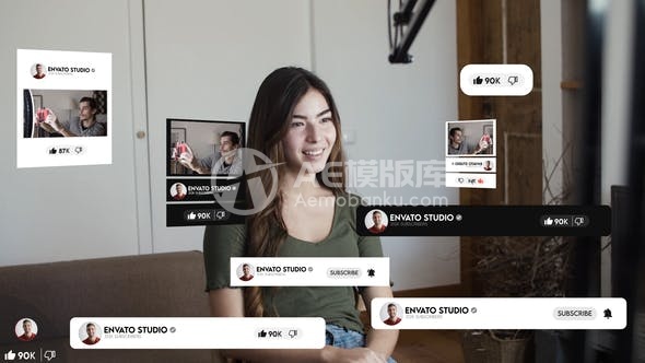 29818YouTube套件  新外观AE模版