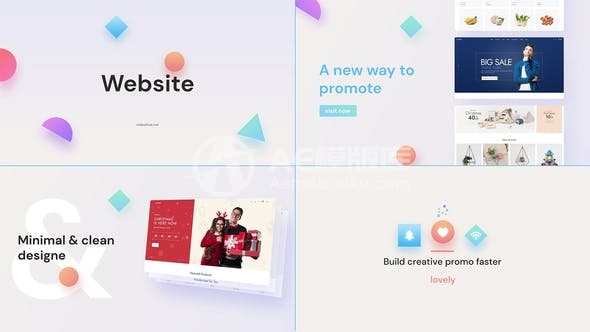 29847清晰网络宣传视频 AE模版