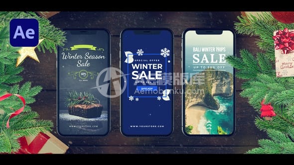 29852圣诞故事 III AE模版