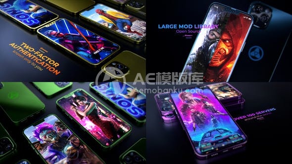 29866移动应用展示 – AE模板