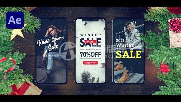 29867圣诞故事 AE模版