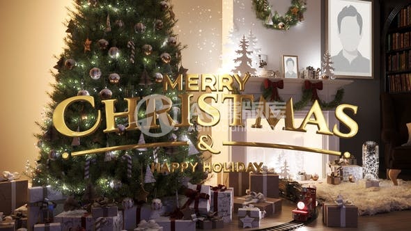 29885圣诞祝福AE模版